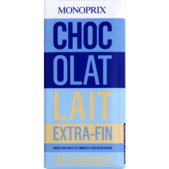 Chocolat Au Lait Extra Fin