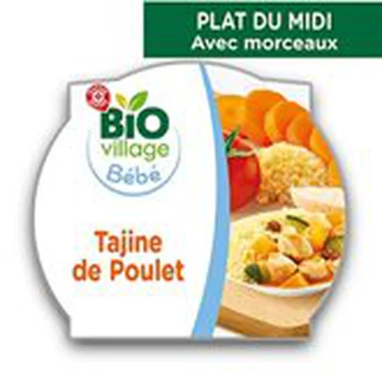 Assiette Tajine Bio 15 mois