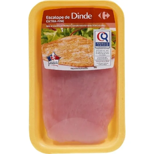 Escalope de dinde extra-fine sans OGM