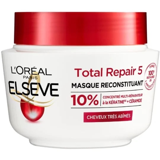 Masque Cheveux Reconstituant Cheveux Abimés Total Repair 5
