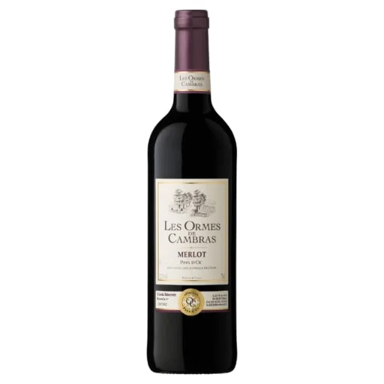 Vin rouge Merlot Pays d'Oc
