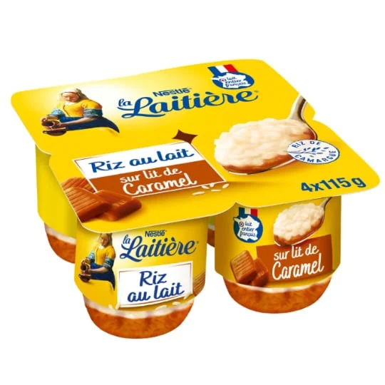 Riz au lait lit de caramel beurre salé