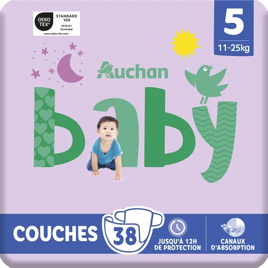 Couches taille 5 (11-25kg)