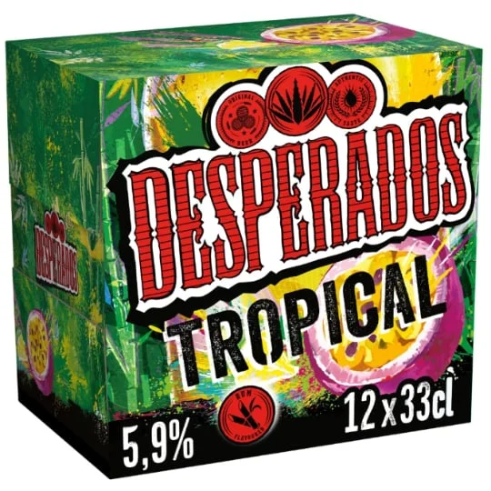 Bière aromatisée au Rhum, fruit de passion et citron vert