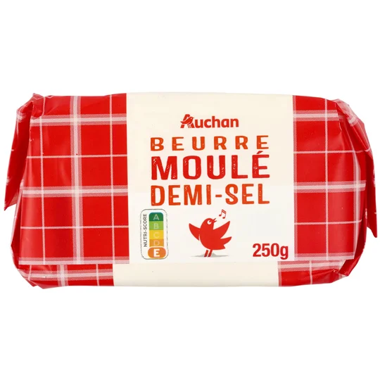 Beurre moulé demi-sel
