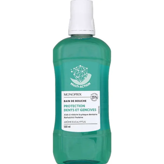 Bain de bouche protection dents et gencives
