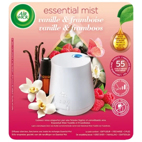 Désodorisant Essential Mist Vanille & Framboise