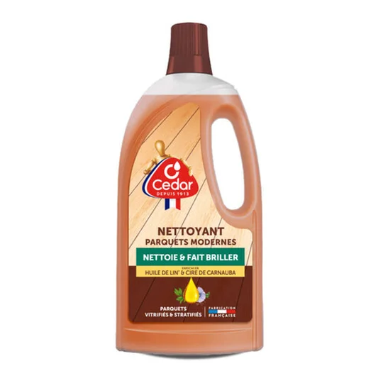 Nettoyant Parquets Modernes Huile de Lin & Cire de Carnauba