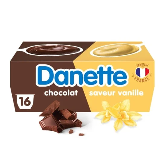 Crème dessert chocolat vanille