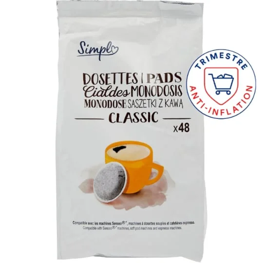 Café dosettes compatibles Senseo Classic x48