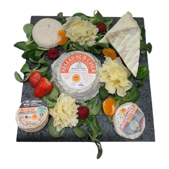 Plateau du fromager: spécial chèvre élaboré en magasin