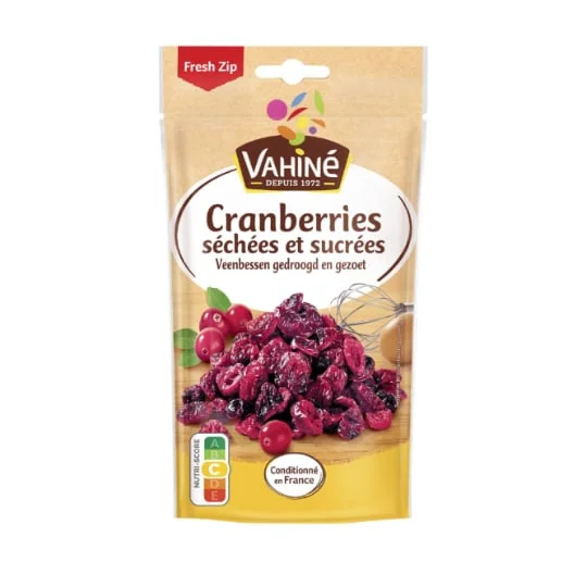Cranberries fruitées et moelleuses