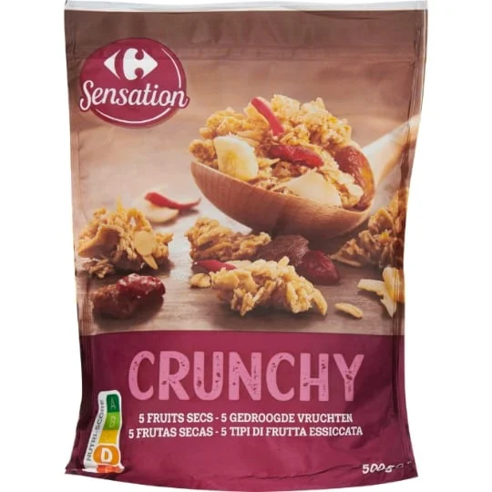 Céréales Crunchy 5 fruits secs