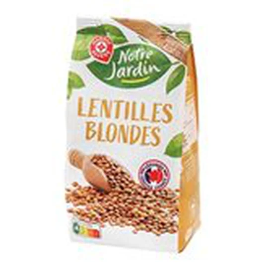 Lentilles blondes
