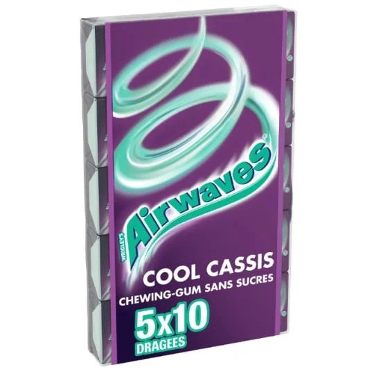 Chewing-gum sans sucres Cool Cassis