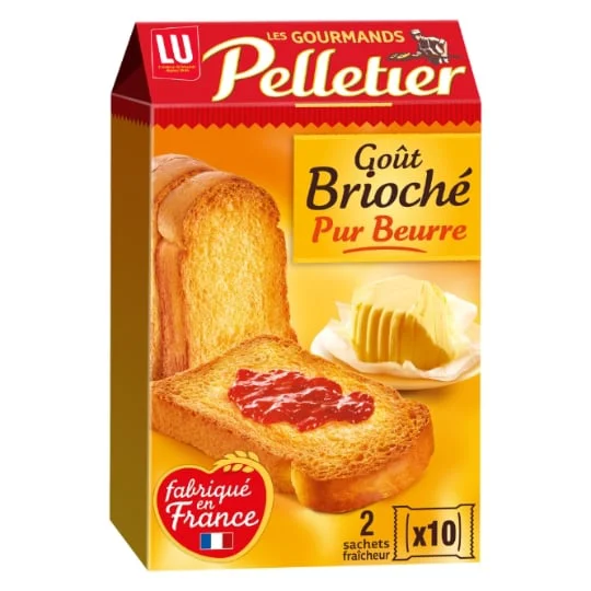 Biscottes goût brioché