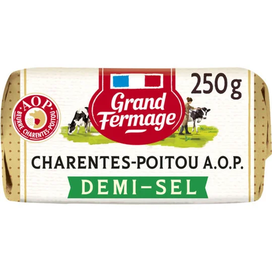 Beurre Moulé AOP Charentes-Poitou Demi-sel