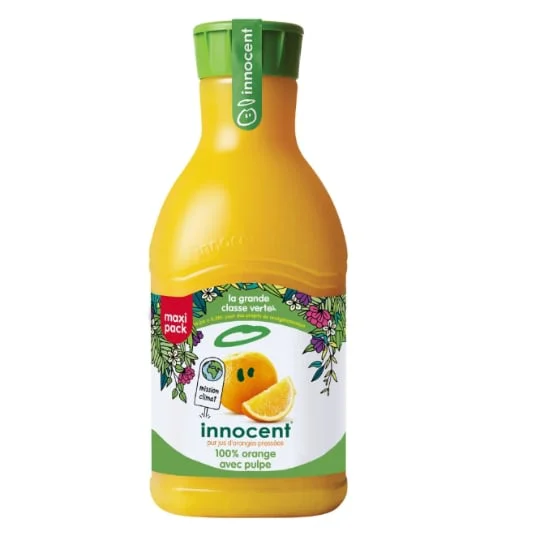 Jus d'orange avec pulpe