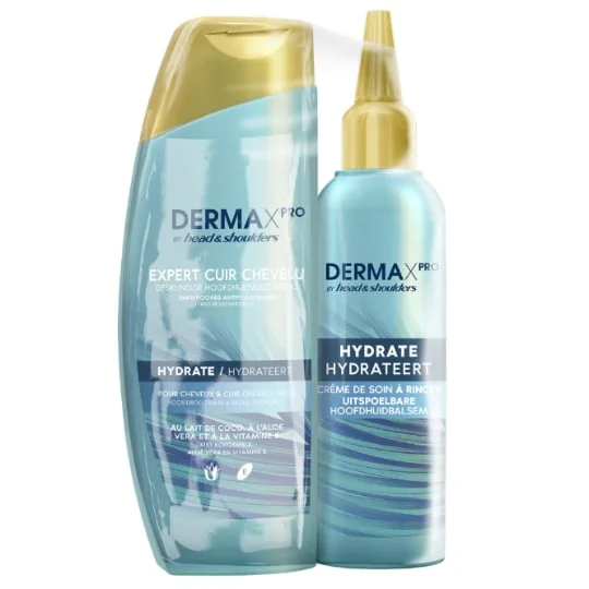Shampoing Antipelliculaire Hydrate Expert Cuir Chevelu + Crème De Soin