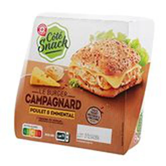 Burger le campagnard Poulet emmental