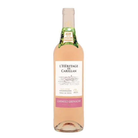Vin Rosé Languedoc Roussillon IGP Pays d'OC Cinsault - Grenache