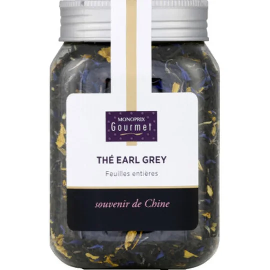 Thé Earl Gray souvenir de Chine