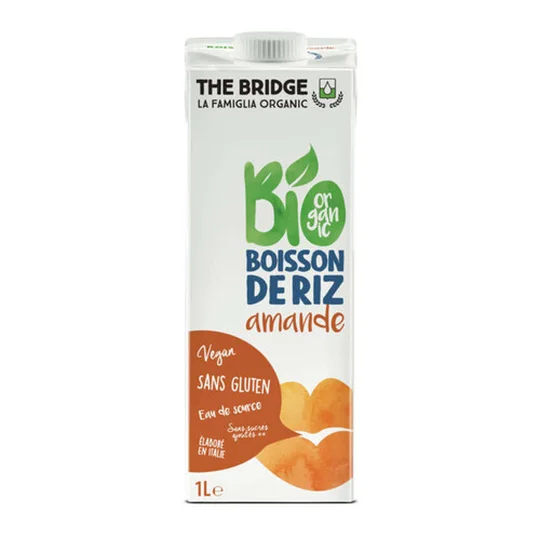 Boisson Au Riz Amande Sans Gluten Bio
