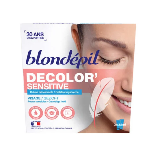 Crème Décolorante Visage Peaux Sensibles