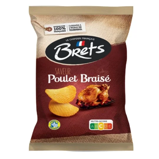 Chips poulet braisé