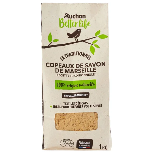 Copeaux de savon de Marseille naturel