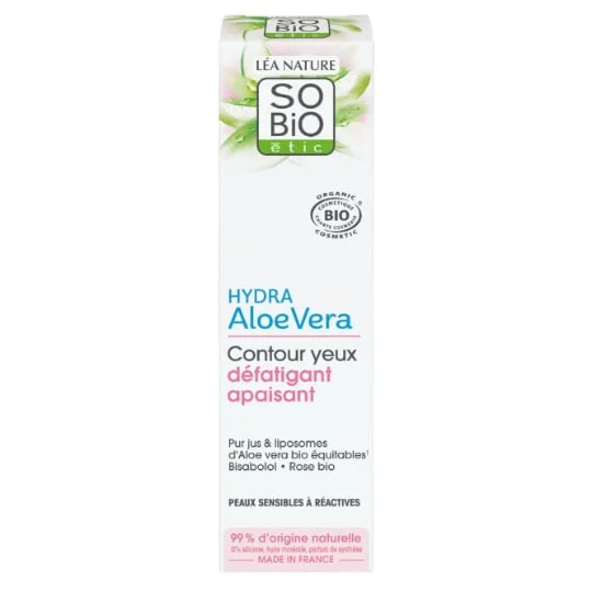 Contour yeux Sobio Etic Aloe Vera bio apaisant