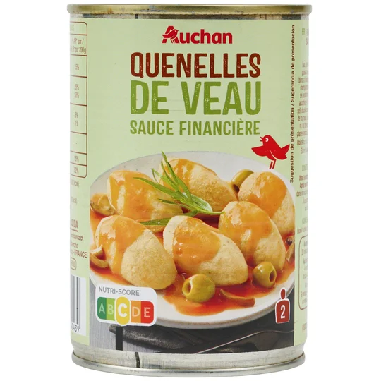 Quenelles de veau sauce financière
