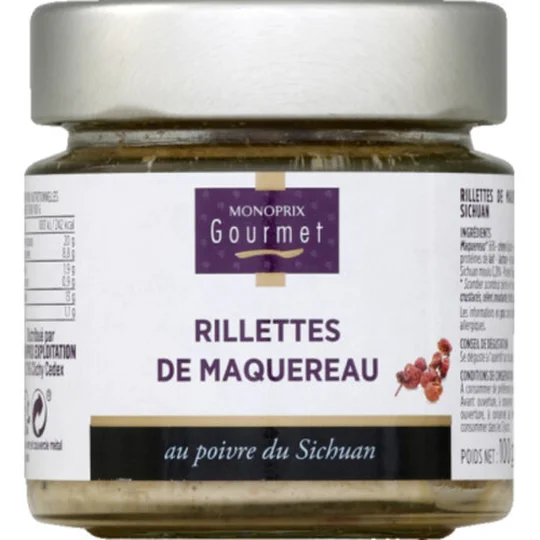 Rillettes de maquereau au poivre du Sichuan