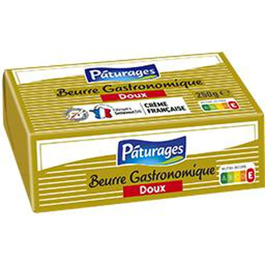 Beurre gastronomique doux