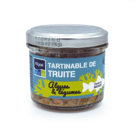 Algae Tartinable de truite Algues et légumes
