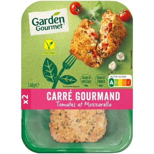 Carré Gourmand Végétal Tomates mozzarella