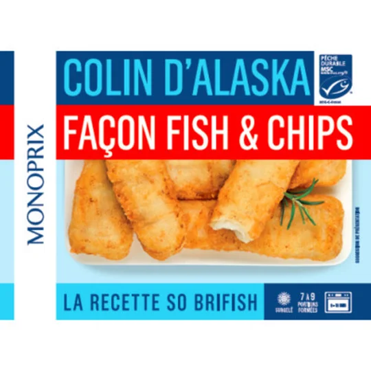 Colin d'Alaska façon Fish & Chips