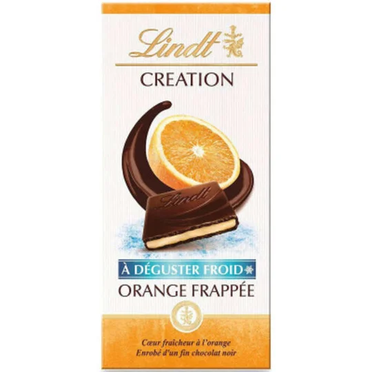 Creation Chocolat Noir A déguster froid Orange Frappée