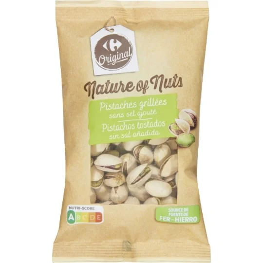 Pistaches grillées sans sel ajouté