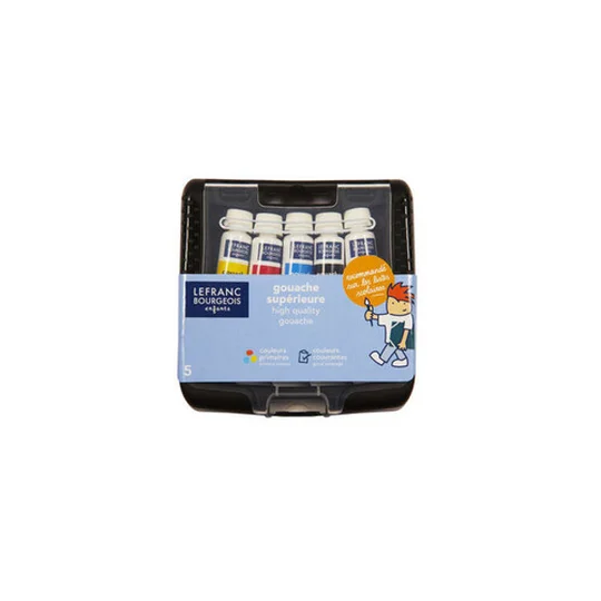 Lefranc & Bourgeois  Tubes Gouaches Couleurs Primaires