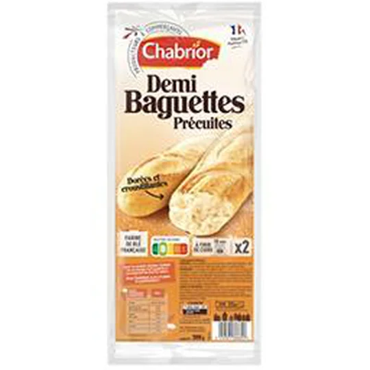 Demi-baguettes précuites