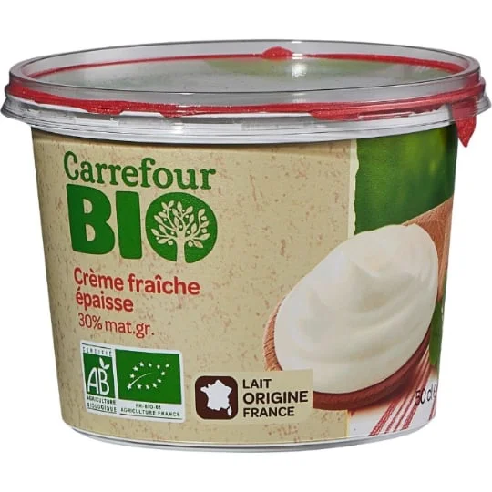 Crème Fraiche Bio Epaisse 30% Mat.Gr.