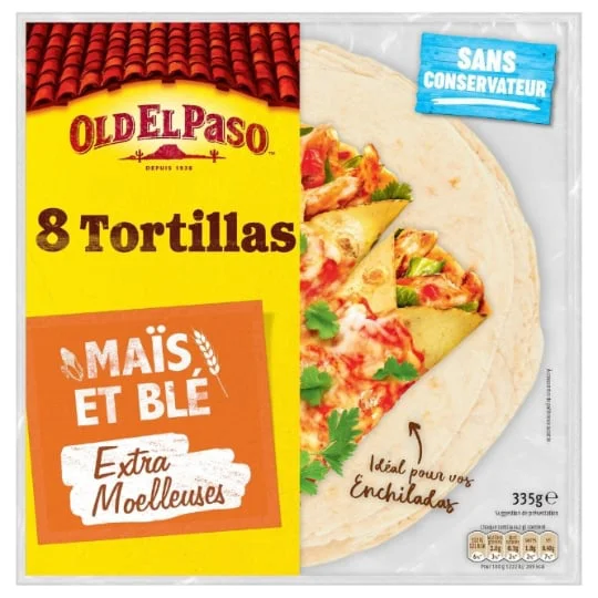 Tortillas de maïs x8