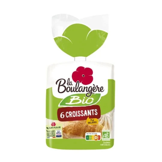 Croissants bio pur beurre