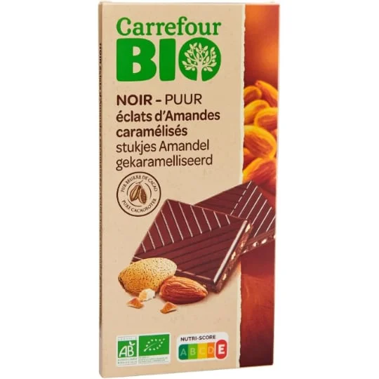 Chocolat noir amandes