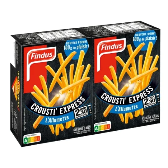 Frites crousti express l'allumette