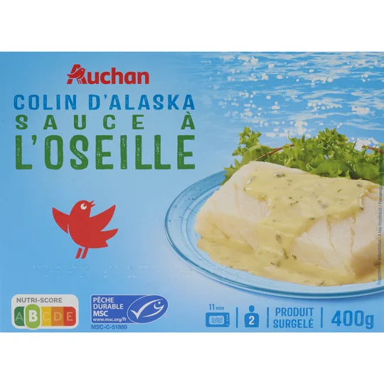 Colin d'Alaska sauce à l'oseille MSC