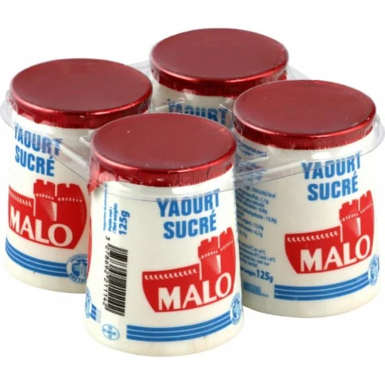 Yaourt nature sucré