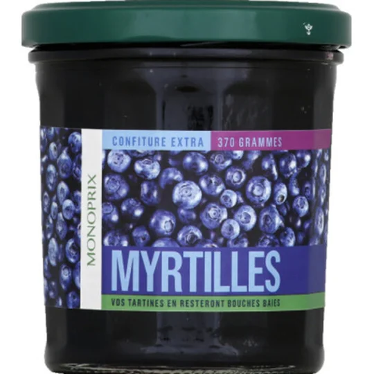 Confiture extra de myrtilles