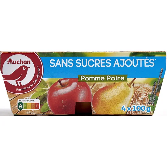 Spécialité pomme poire sans sucres ajoutés